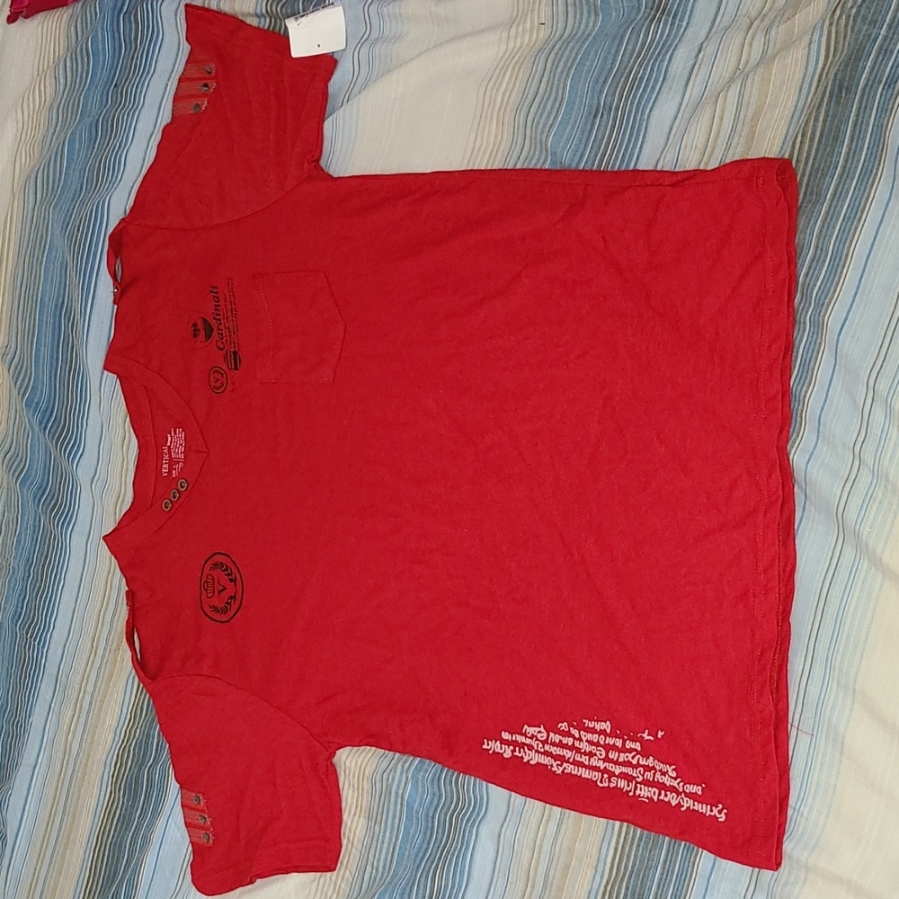 NWT Vertical Sport Red T-Shirt New